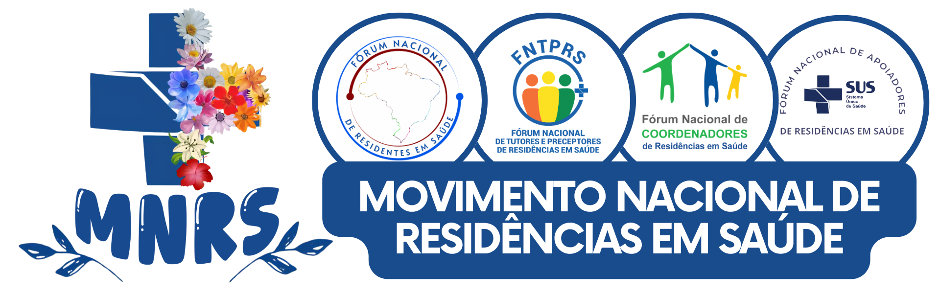 Logo do Movimento Nacional de Residências em Saúde (MNRS)